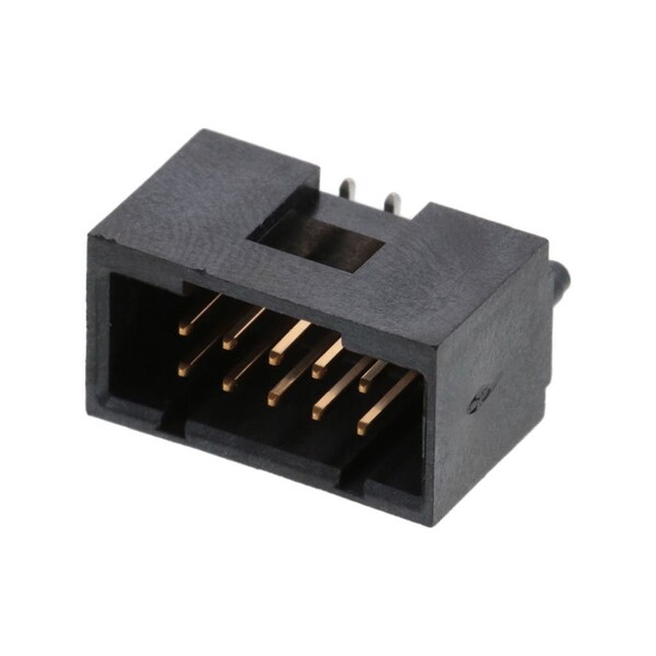 Molex Board Connector, 10 Contact(S), 2 Row(S), Male, Straight, 0.1